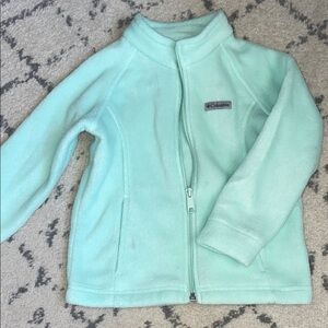Columbia Light Green Fleece Jacket